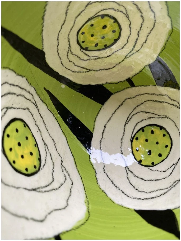 Tekopp 1, blomster - Bilde 2