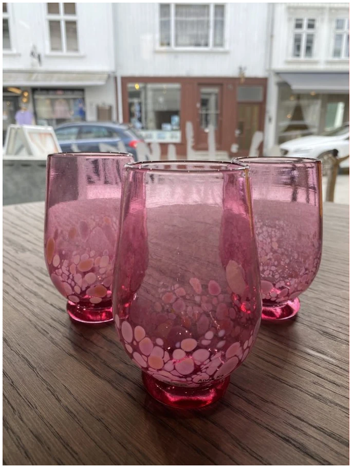 Drikkeglass med fargedryss - Bilde 2