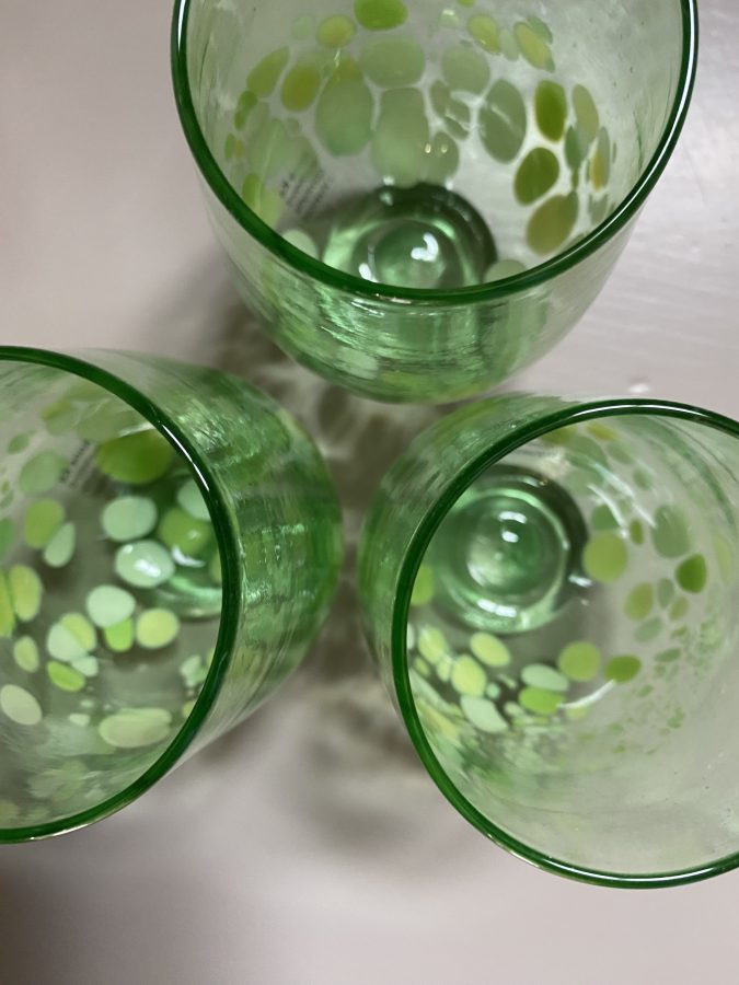 Drikkeglass med fargedryss - Bilde 3