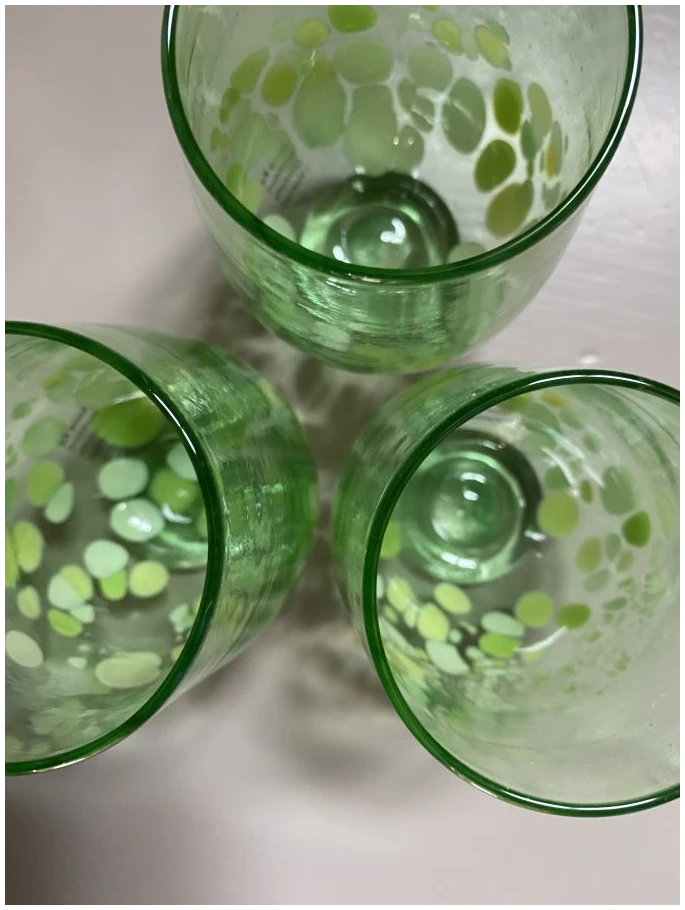 Drikkeglass med fargedryss - Bilde 3