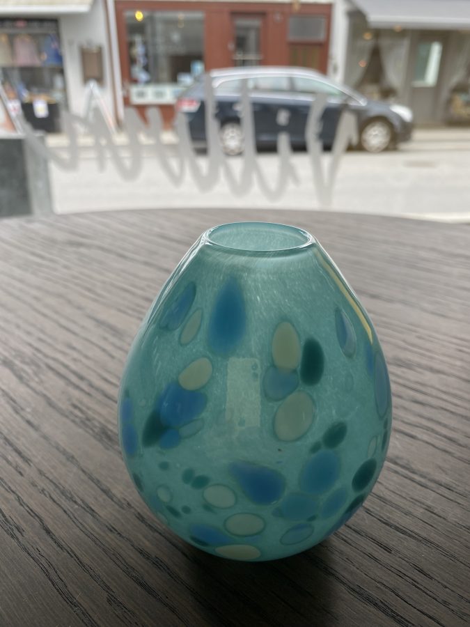 Vase med fargedryss 5
