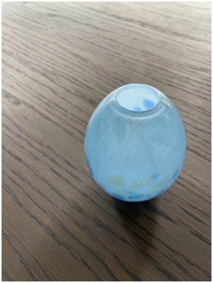 Liten vase med fargedryss 2 - Bilde 4