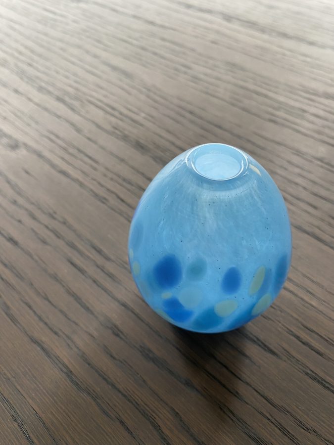 Liten vase med fargedryss 3 - Bilde 4