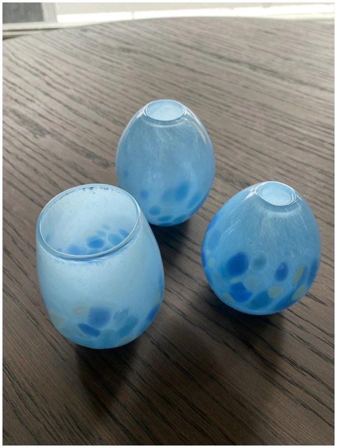Liten vase med fargedryss 2 - Bilde 2