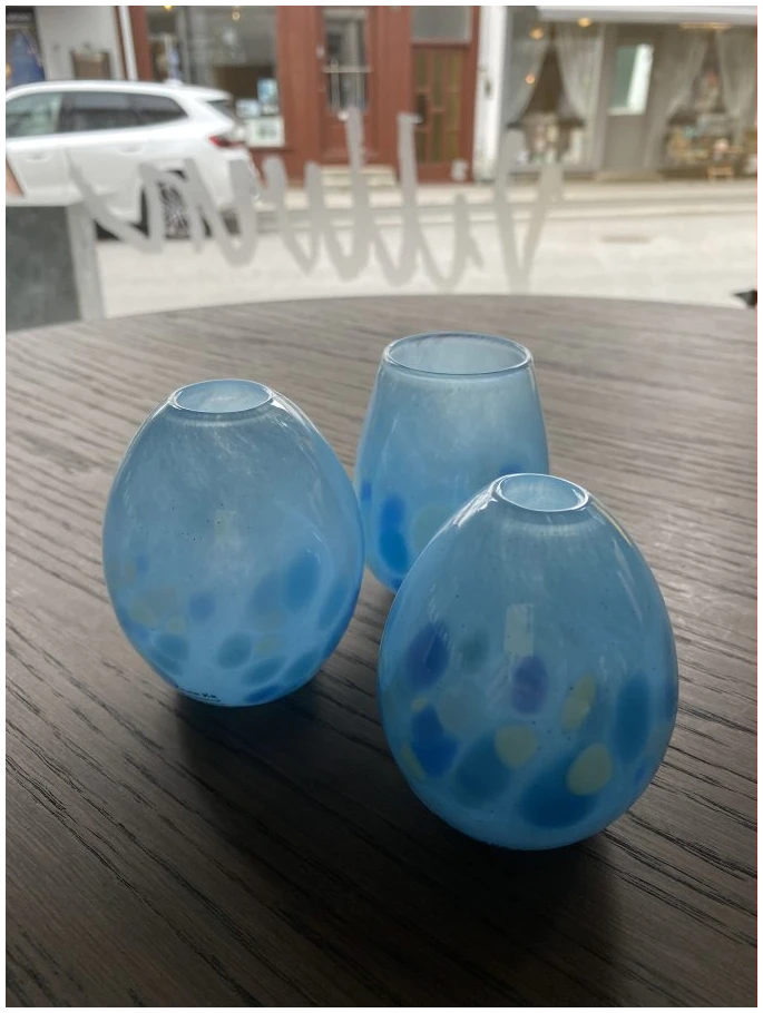 Liten vase med fargedryss 2 - Bilde 3
