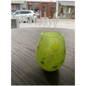 Liten vase med fargedryss 4
