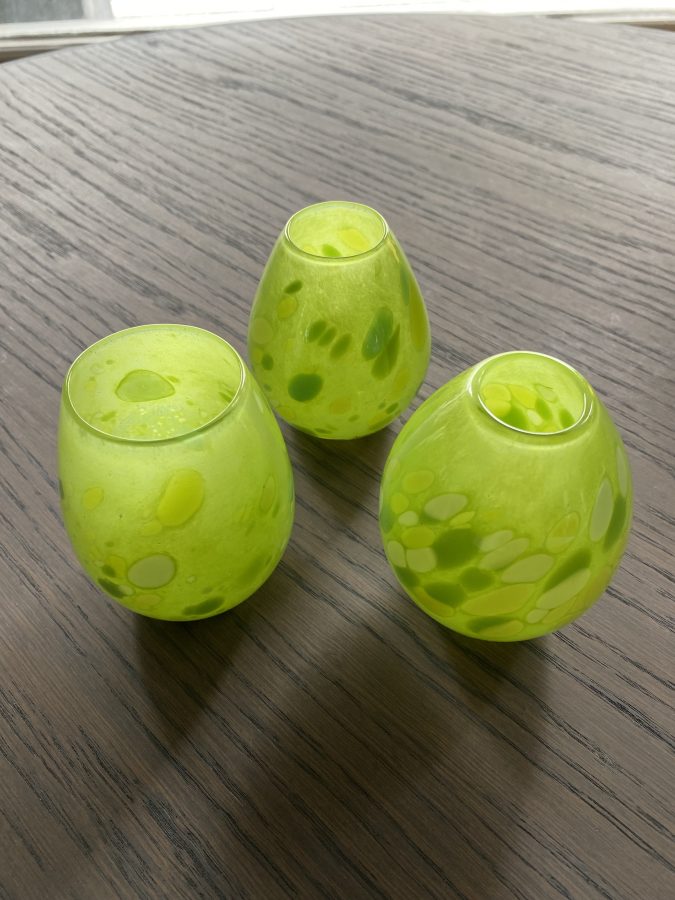 Liten vase med fargedryss 4 - Bilde 3
