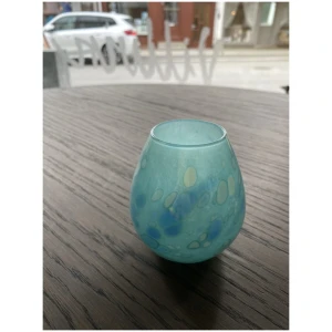 Liten vase med fargedryss 7
