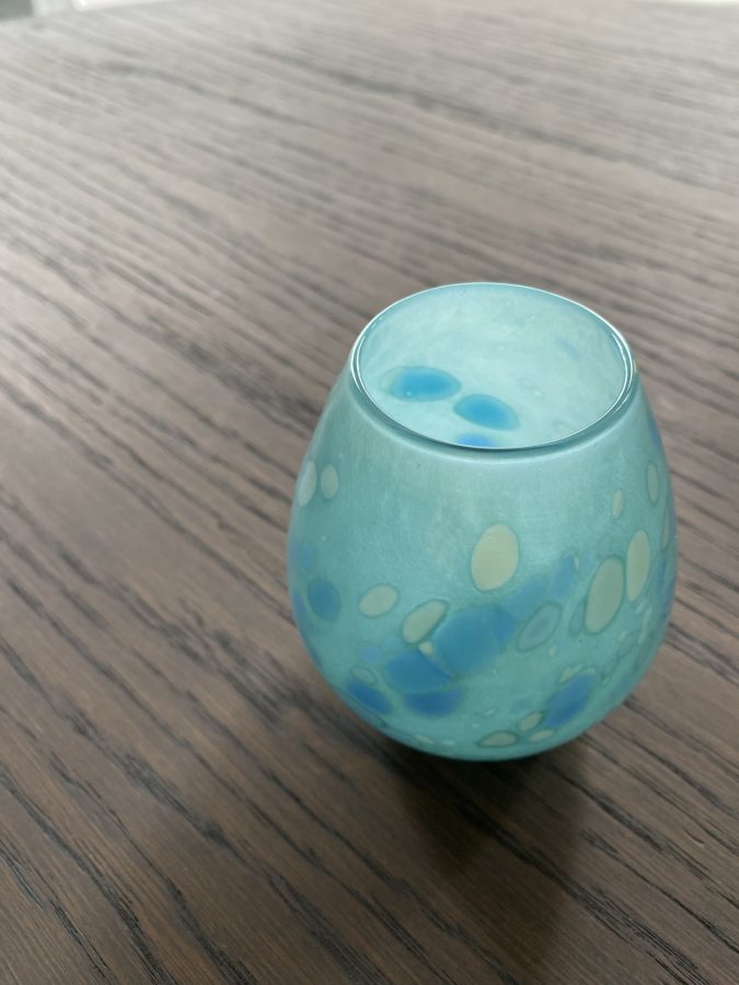 Liten vase med fargedryss 7 - Bilde 2