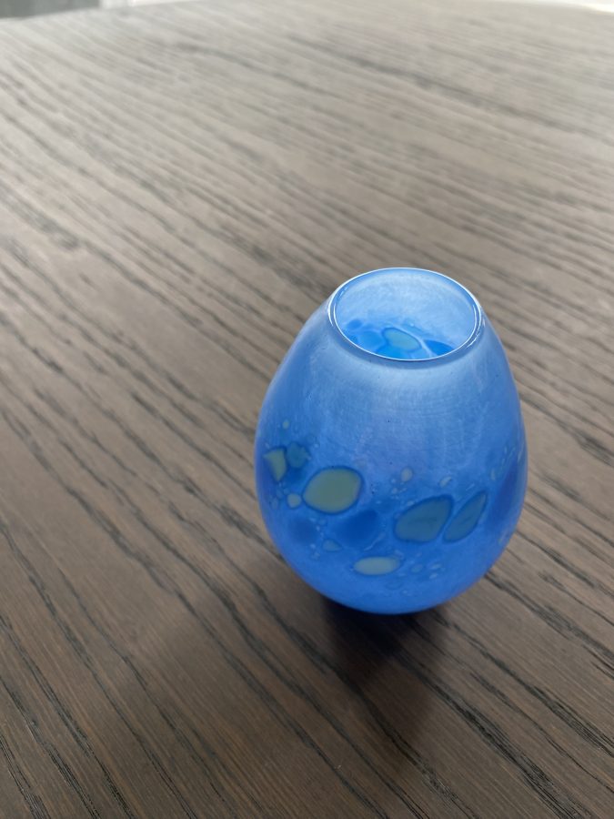 Liten vase med fargedryss 11 - Bilde 4