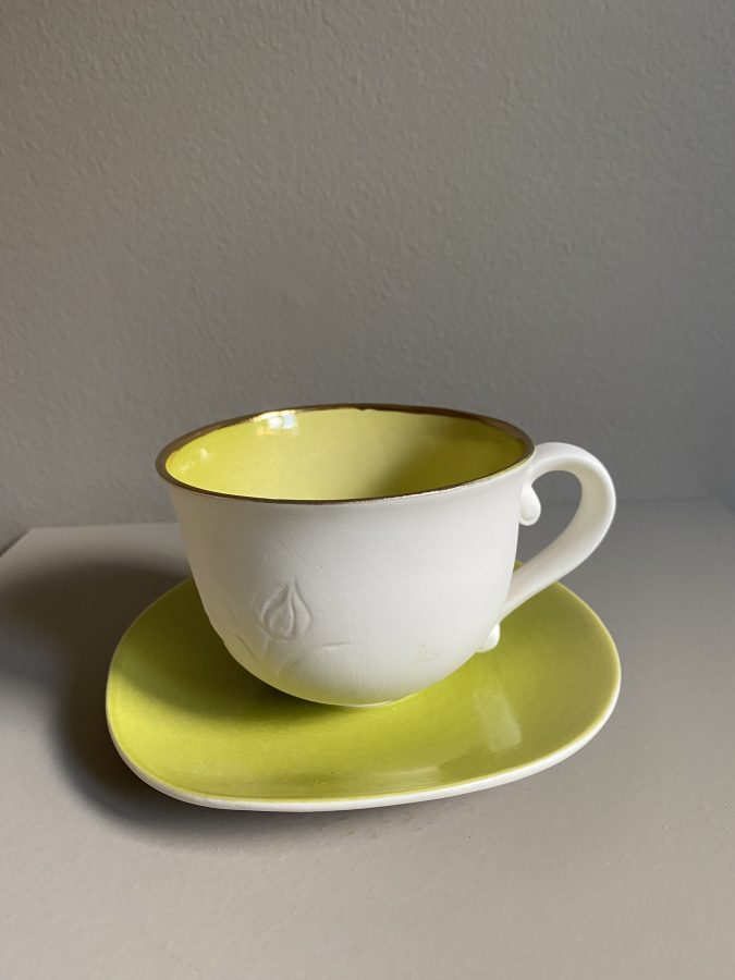 Kaffekopp med skål 1