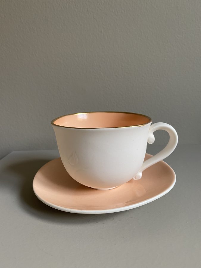 Kaffekopp med skål 4