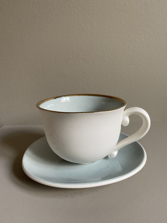 Kaffekopp med skål 6