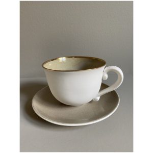 Kaffekopp med skål 7