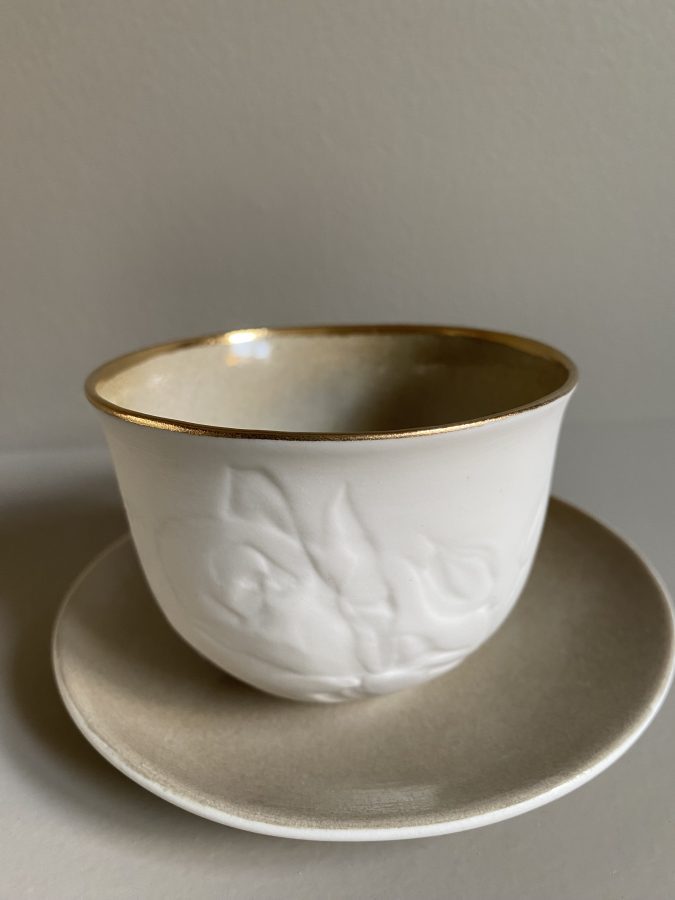 Kaffekopp med skål 7 - Bilde 3