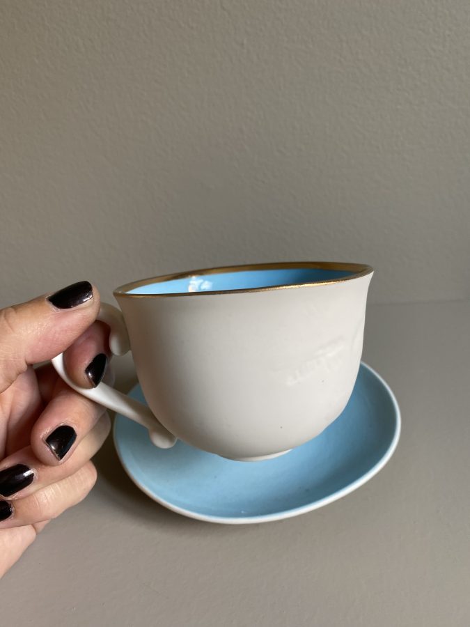 Kaffekopp med skål 8 - Bilde 2
