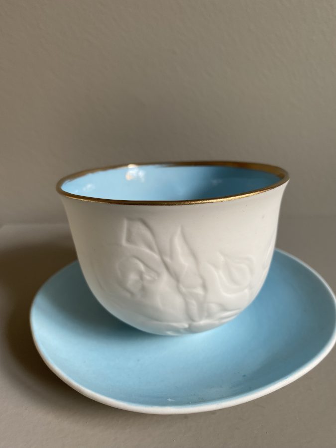 Kaffekopp med skål 8 - Bilde 3