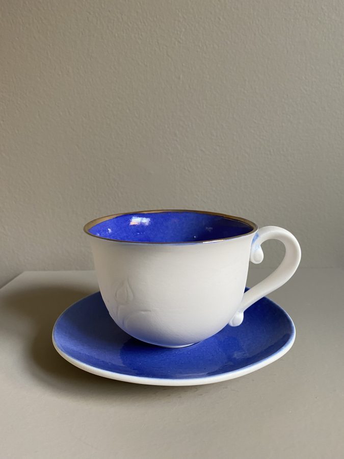 Kaffekopp med skål 9