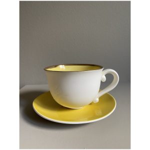 Kaffekopp med skål 2
