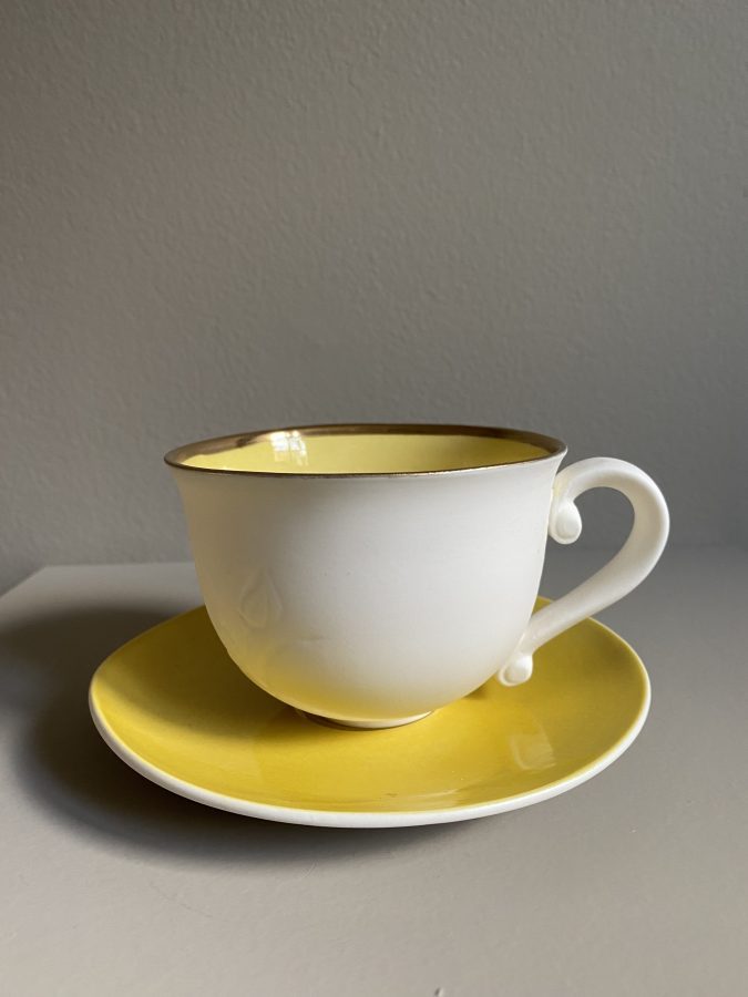 Kaffekopp med skål 2