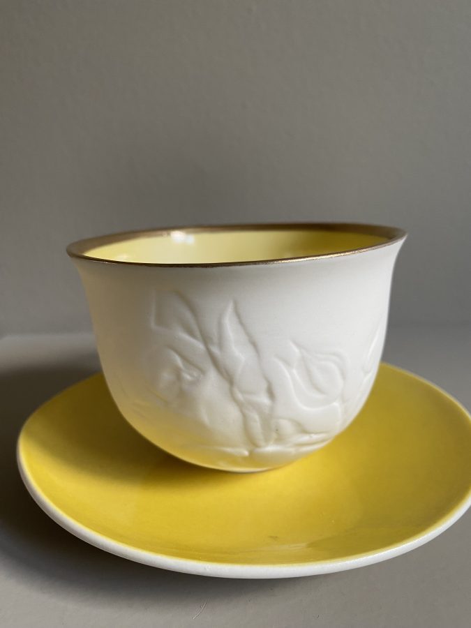 Kaffekopp med skål 2 - Bilde 3