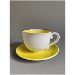 Kaffekopp med skål 3