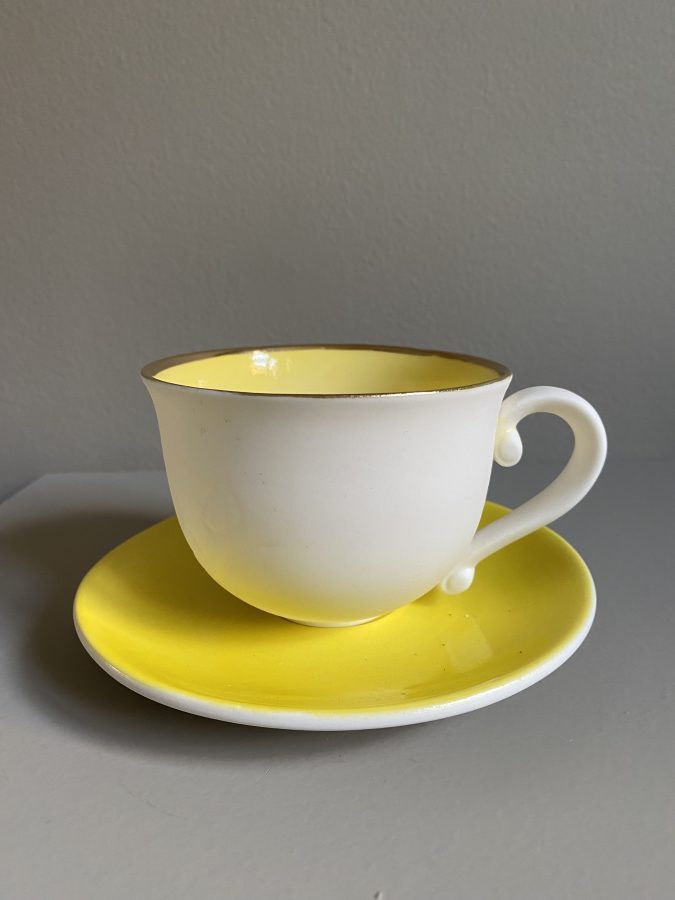 Kaffekopp med skål 3
