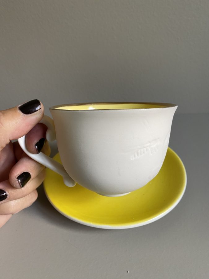 Kaffekopp med skål 3 - Bilde 2