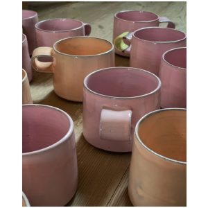 Kaffekopp, rosa