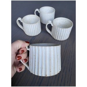 Rillet kaffekopp